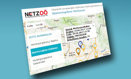 Nutzen Sie unser online-Service-Angebot - Netz Oberösterreich GmbH